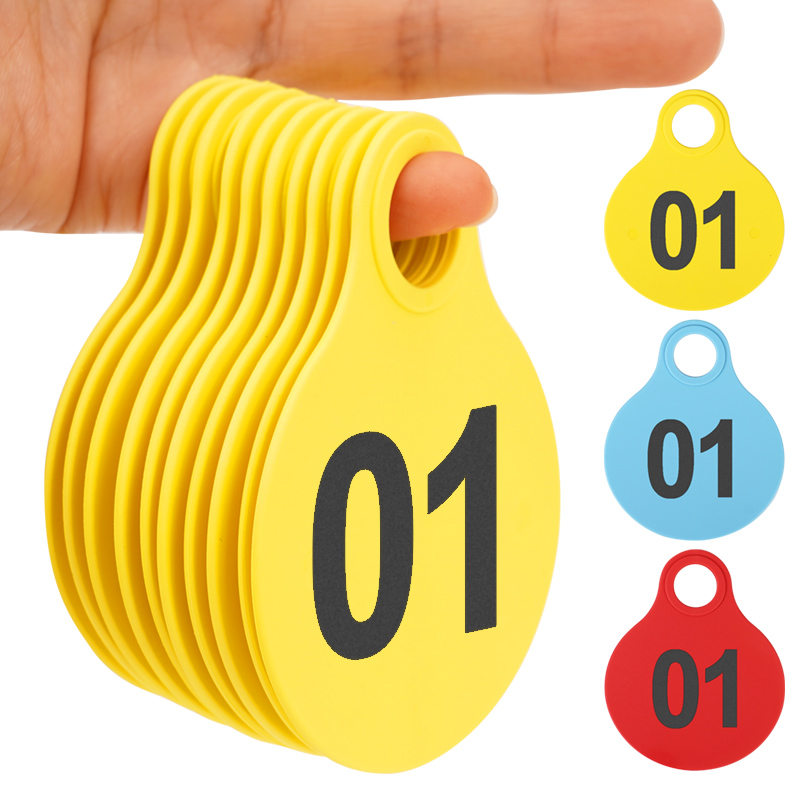 001-100 Cattle TPU Hanging Tag - Livestock Ear Tag ulasan dan harga