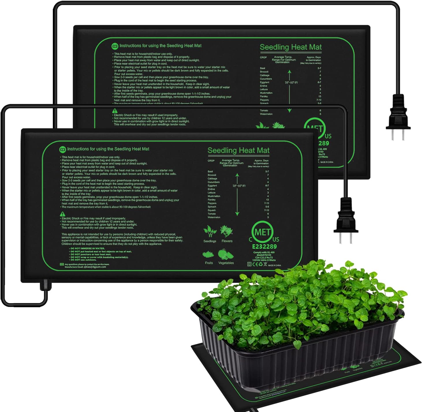 10/25/50CM Seedling Heat Mat I - Plant Growth Regulator ulasan dan harga