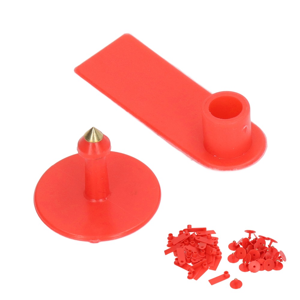 100Pcs Hand-writable Blank Liv - Livestock Ear Tag ulasan dan harga