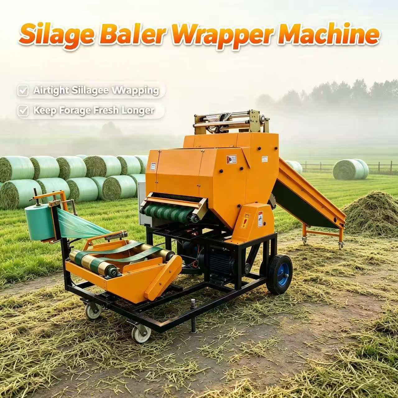 Silage Baler Wrapper Machine F - Silage Baler Machine ulasan dan harga
