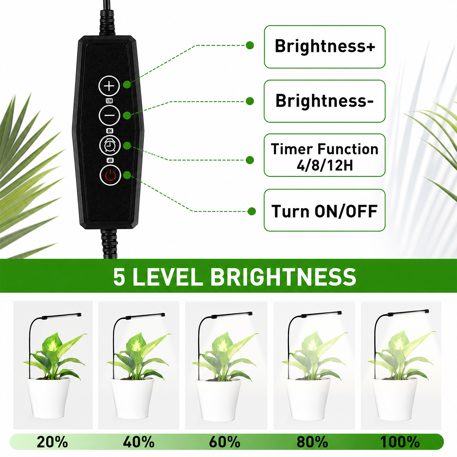 48LEDs Grow Lights for Indoor  - Plant Growth Regulator ulasan dan harga
